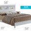 Bed With Transitional Design Stylish