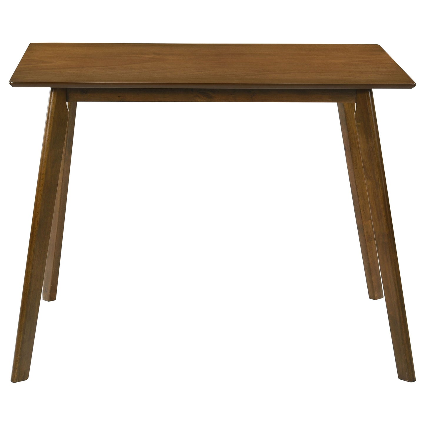 Aston - 5 Piece Counter Height Dining Set With Bent Backs And Upholstered Seats - Walnut