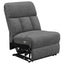 Divine - 5 Piece Power Reclining Home Theater Seating Set With Memory Foam Cushions And Storage Consoles