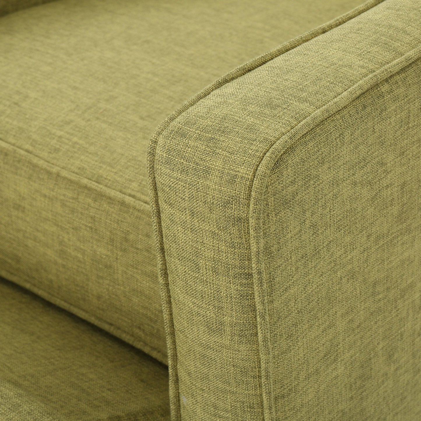 Mid-Century Modern Recliner With Button Tufted Waffle Stitch