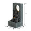 Zen - Outdoor Buddha Waterfall Fountain - Black