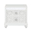 Abigale - 2 Drawer Nightstand With LED - White