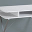 Computer Desk For Home Office, Laptop, Storage Shelves, Modern Convenient Design - White