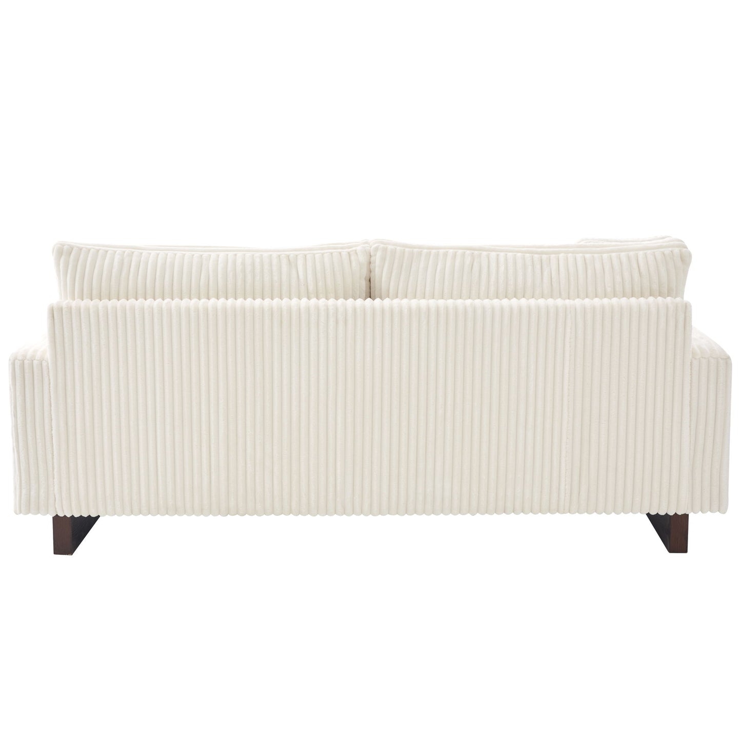 Modern Loveseat Sofa With 4 Pillows