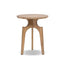 Carmel - Round Side Table - Antique Brown