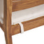 Outdoor Armless Dining Chair With Cushions