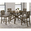 Maxine - Upholstered Counter Height Dining Side Chair (Set of 2) - Brown