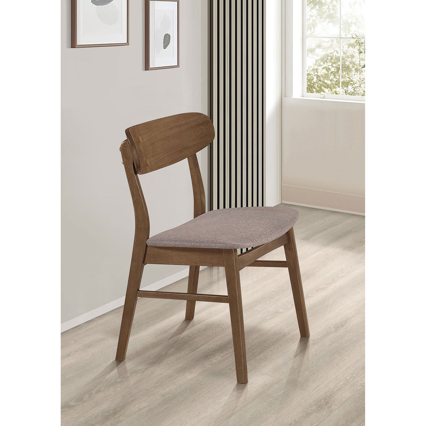 Whisten - Dining Side Chair (Set of 2) - Walnut