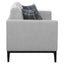 Saba - Cushion Back Loveseat With Pillow Top Arms - Light Gray