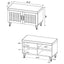 Clackamas - 2 Door Storage Bench With Padded Seat