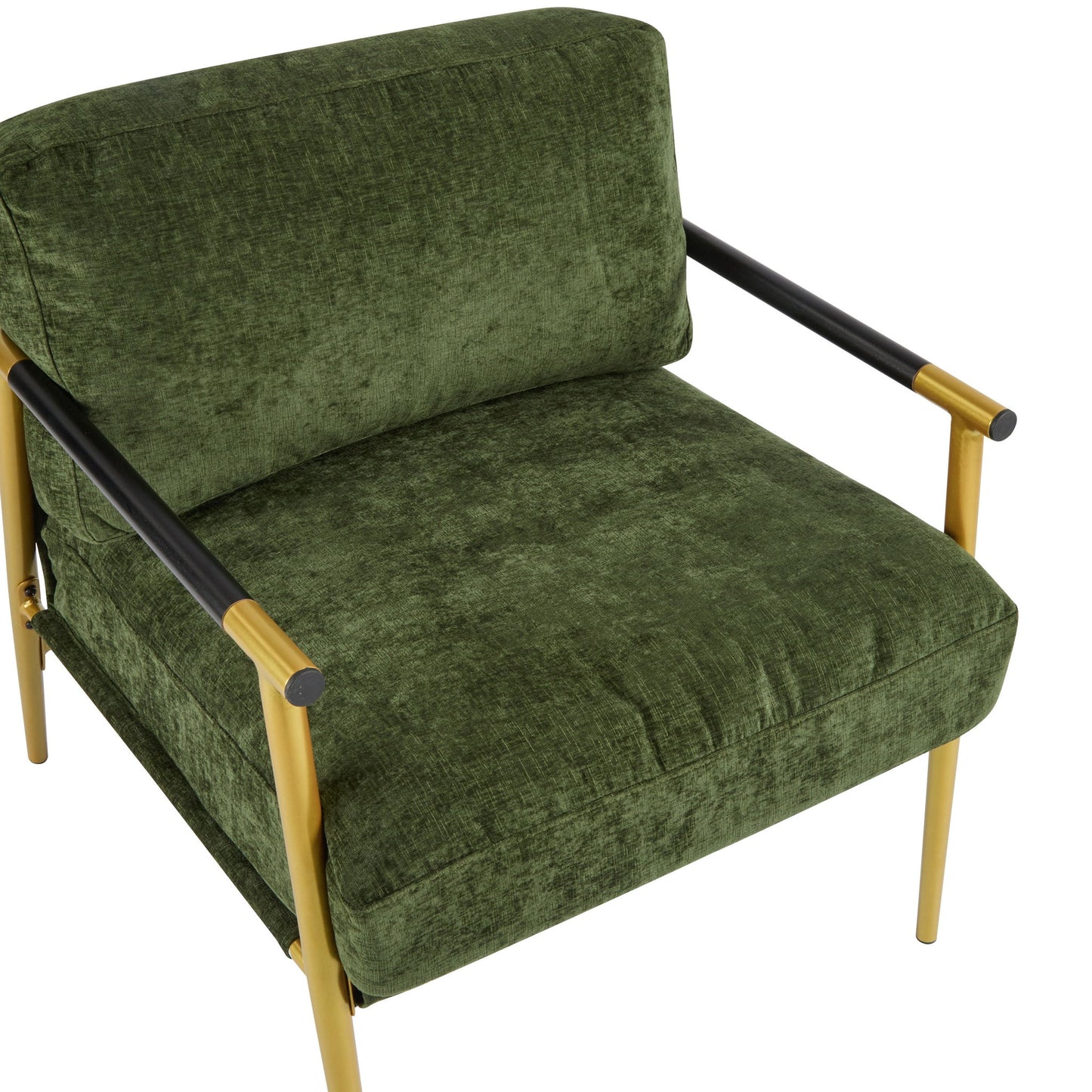 Modern Accent Chair With Cushions, Cozy Seating