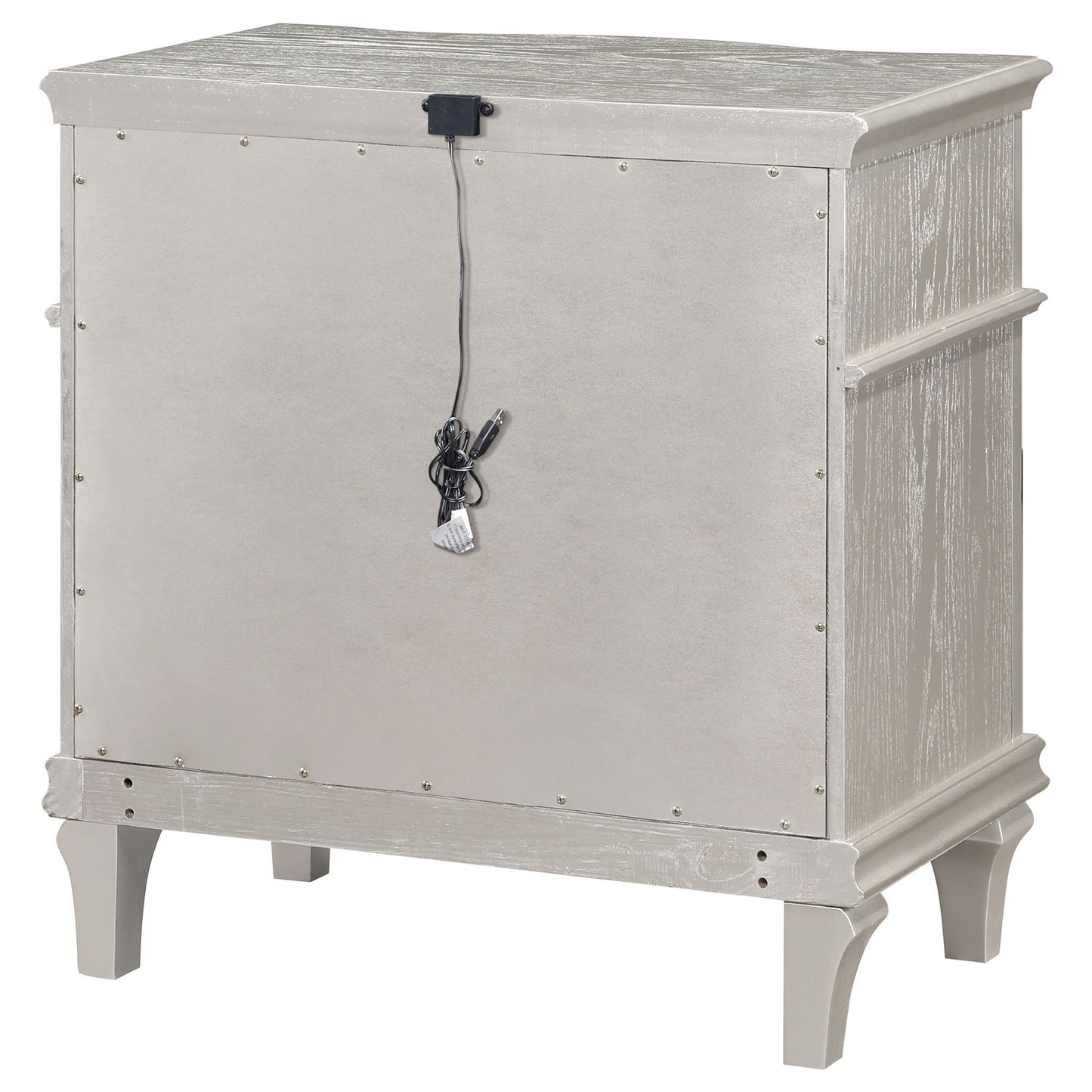 Evangeline - 3 Drawer Nightstand - Oak