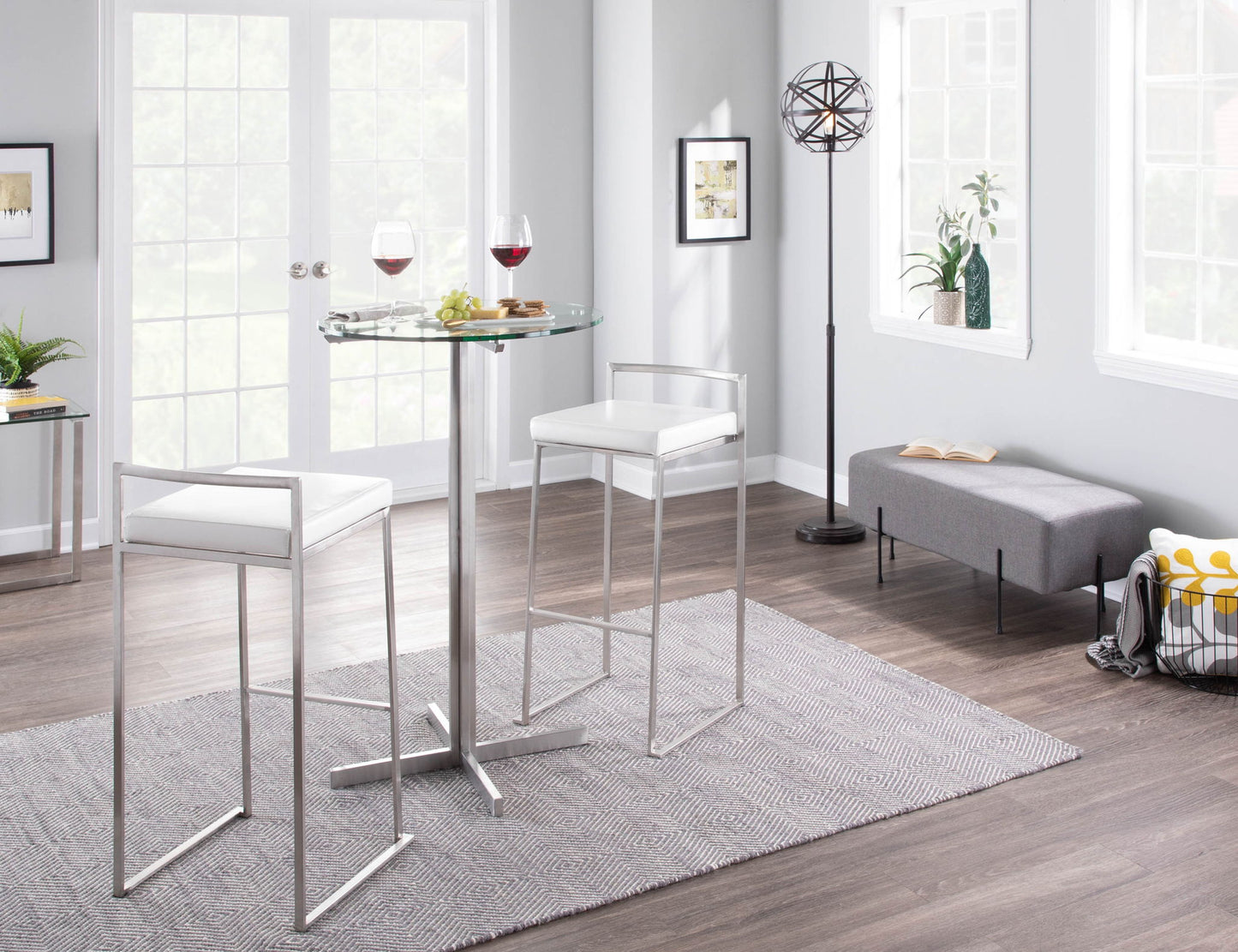 Fuji - Contemporary And Elegant Design Stackable Barstool