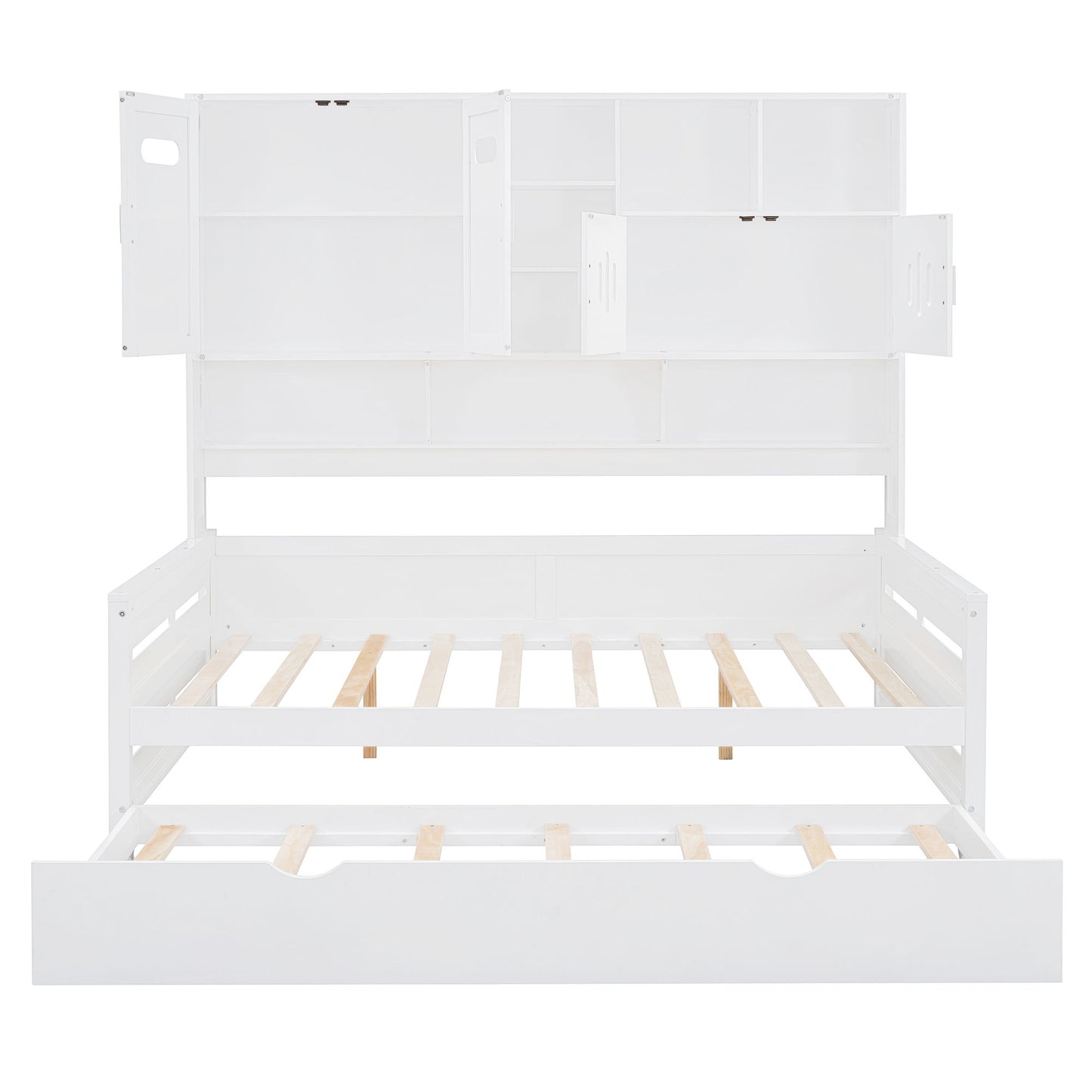 Daybed & All-In-One Cabinet And Shelf