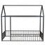 Metal Bed House Bed Frame With Fence