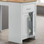 Alonzo - Small Space Counter Height Dining Table With Cabinet And Drawer Storage