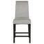 Upholstered Counter Stools (Set of 2) - Gray