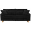 Modern Loveseat Sofa With 4 Pillows