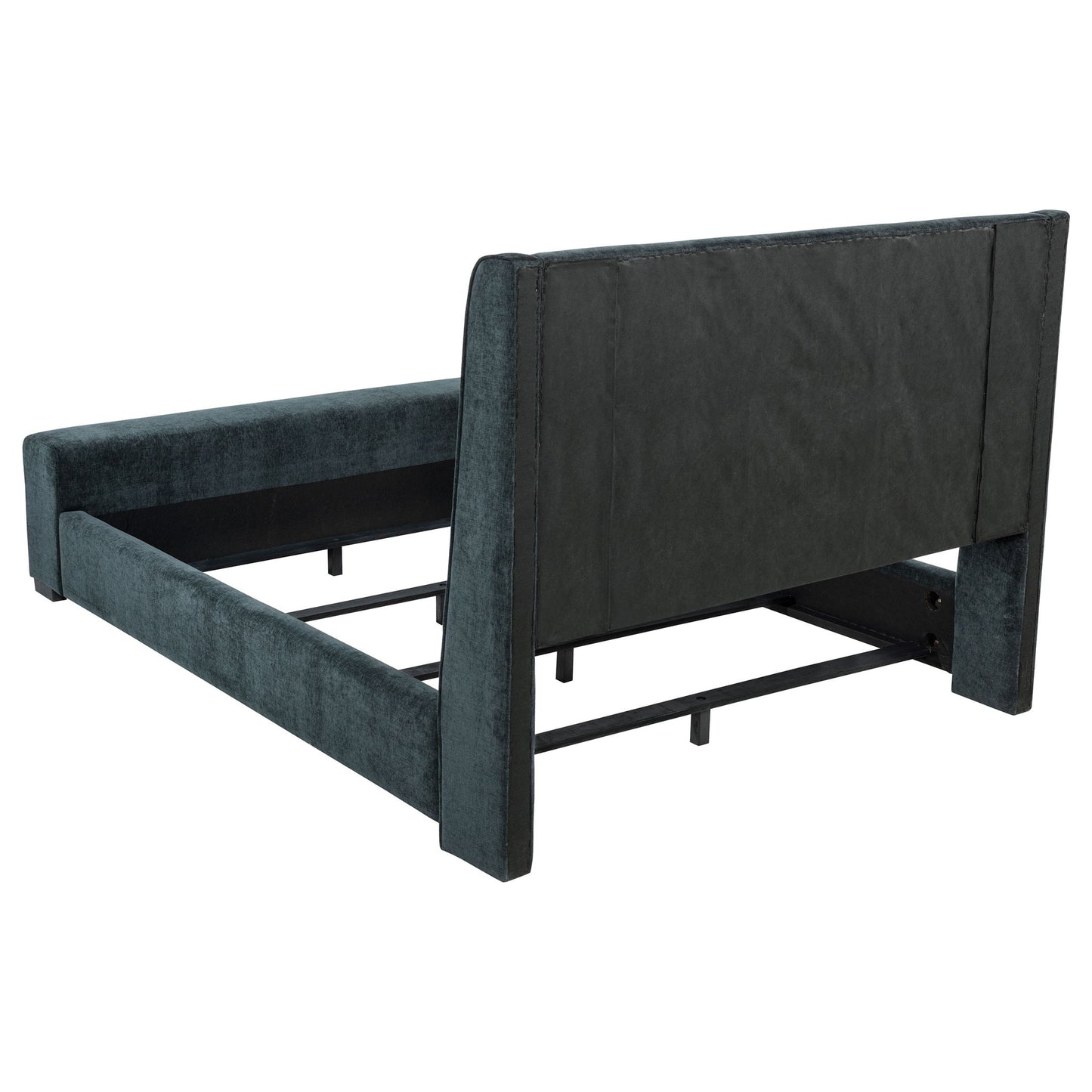 Sebastian - Upholstered Bed With Built-In Flame Visualizer And Bluetooth Speaker