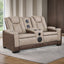 Bruno - Power Reclining Loveseat With Bluetooth Speakers
