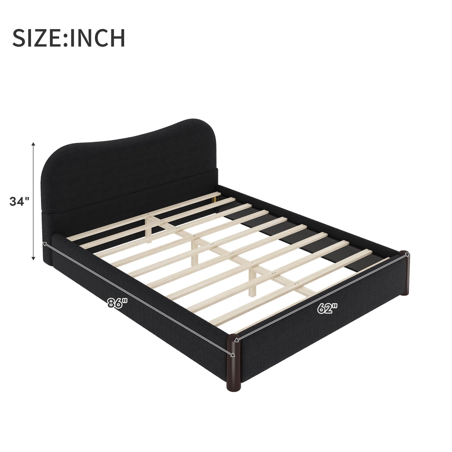 Comfort Upholstered Platform Bed