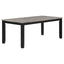 Centera - Rectangular Dining Table With Extension Leaf - Gray