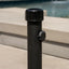 Holder Round Umbrella Base 33 Lbs Concrete - Brown