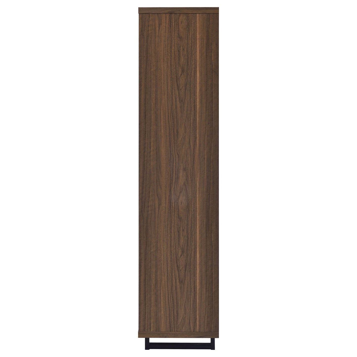 Rodger - 3 Shelf Cabinet Bookcase - Walnut
