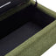 Storage Ottoman With Flip Top Lid - Retro Green