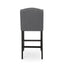 Vienna - Contemporary Fabric Tufted Wingback Counter Stools (Set of 2)