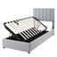 Upholstered Platform Bed With A Hydraulic Storage System