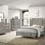 Storage Bed With Bookmatched Veneer
