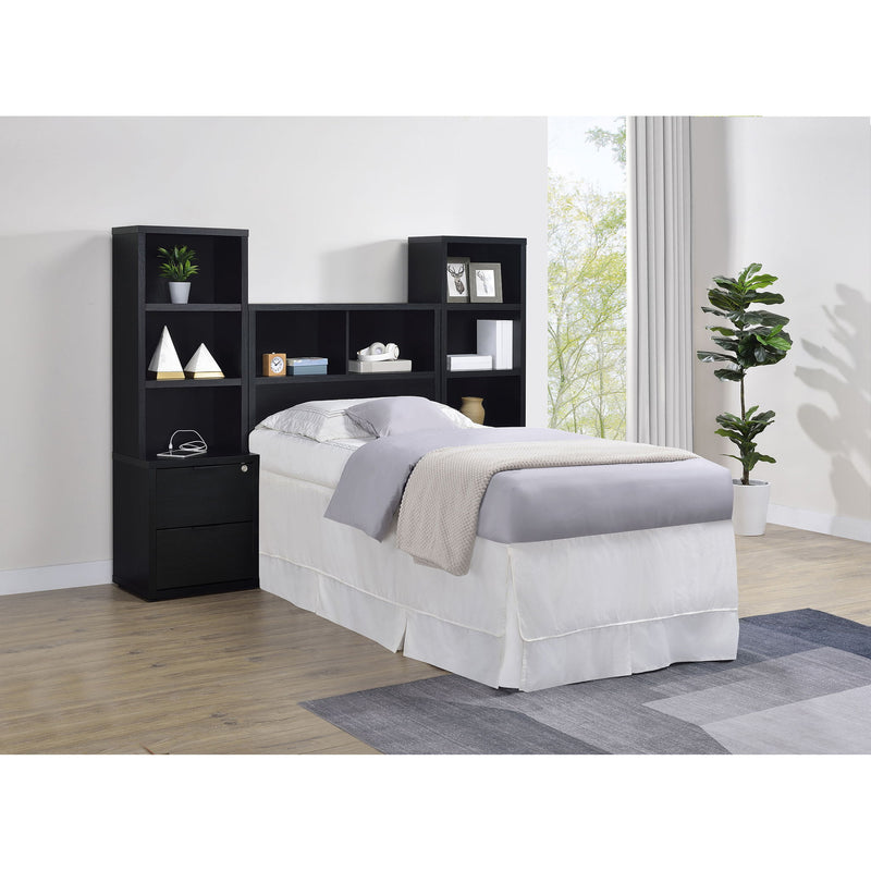 Geary - Bookcase Headboard With Open Cubbies