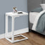 Accent Table, C - Shaped Modern Desig