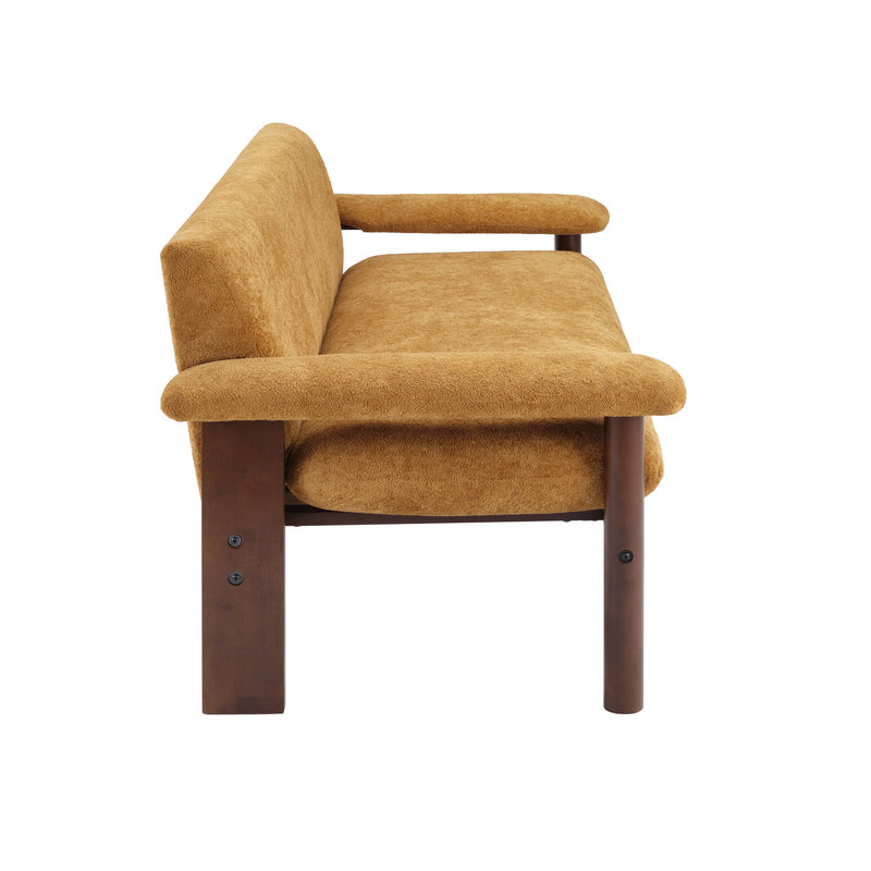 Loveseat Sofa 2 Seater Couch With Armrest Pillows