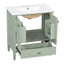 Freestanding Vanity With 1 Drawer & 2 Soft Close Doors With Door Mounted Storage