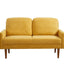 Loveseat Sofa, European Style With Sleek Design, Modern & Vintage Flair, Upholstered 2 Seater Couch