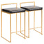 Fuji - Contemporary / Glam Design Counter Stool (Set of 2)
