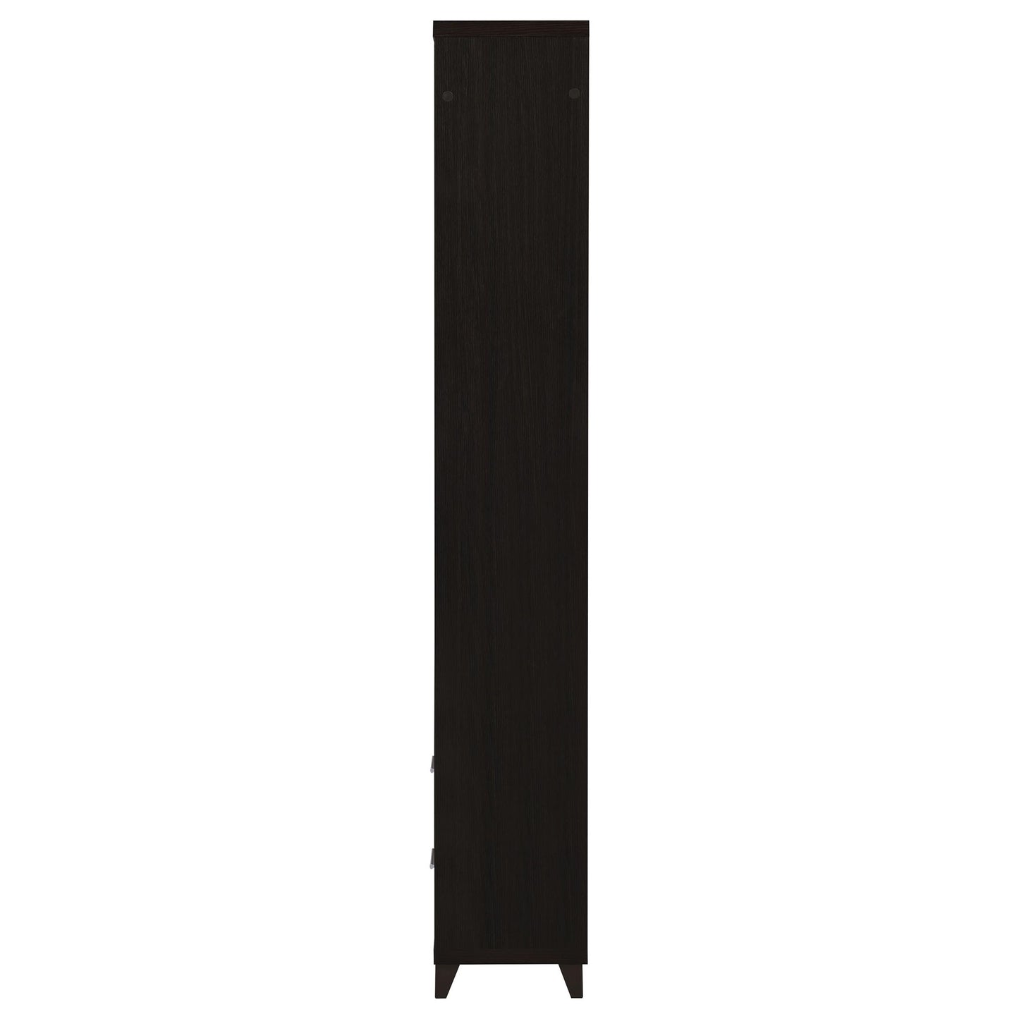 Media Tower With And Drawer With Adjustable Shelves Handles - Brown