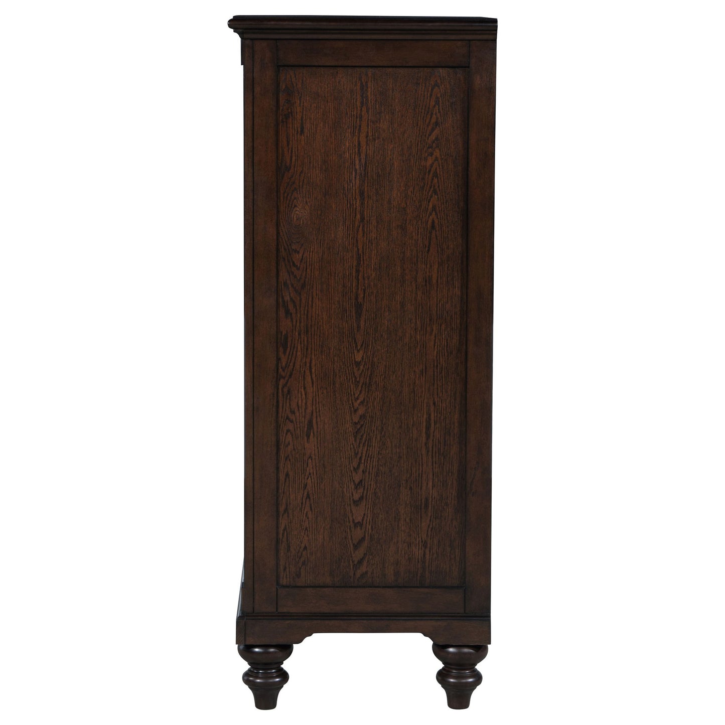 Berwick - 5 Drawer Chest With Felt Lined Top Drawers - Dark Oak