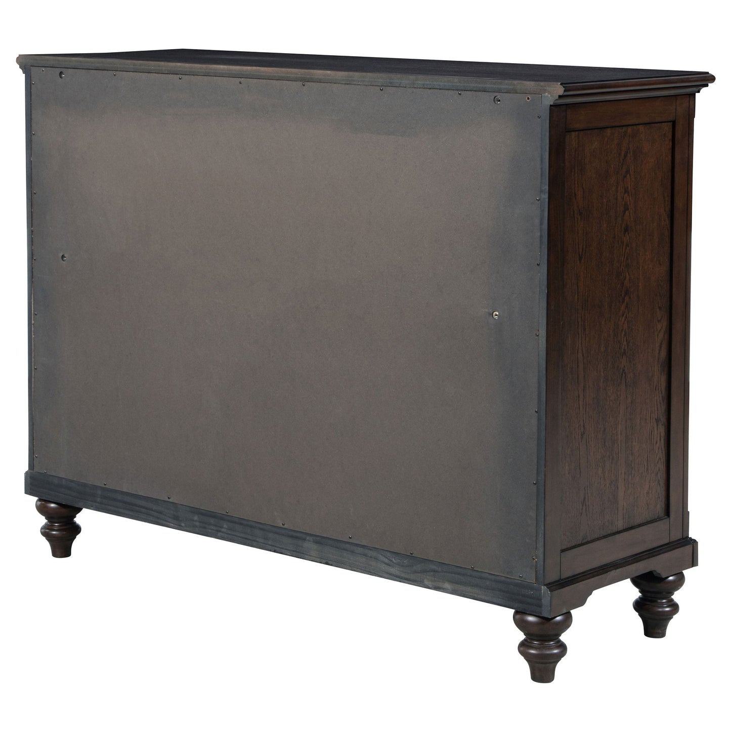 Berwick - 8 Drawer Dresser Cabinet With Felt Lined Drawers - Dark Oak