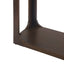 Console Table With Open Arch Cutouts For Living Room Hallway - Espresso
