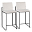Fuji - Contemporary Modern Elegance, High Back Counter Stool