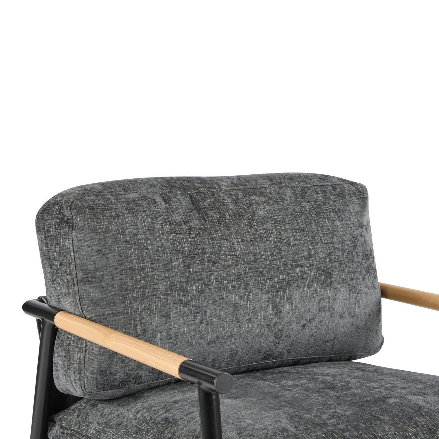 Modern Accent Chair With Cushions, Cozy Seating