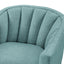 Solitude - Skirted Swivel Accent Chair With Hemp Like