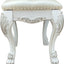 Dresden II - Vanity Stool - Bone White