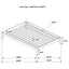 Queen Platform Bed With Tapered Legs - Brown