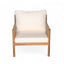 Modern Outdoor Woven Lounge Chair With Solid Wood Frame - Teak