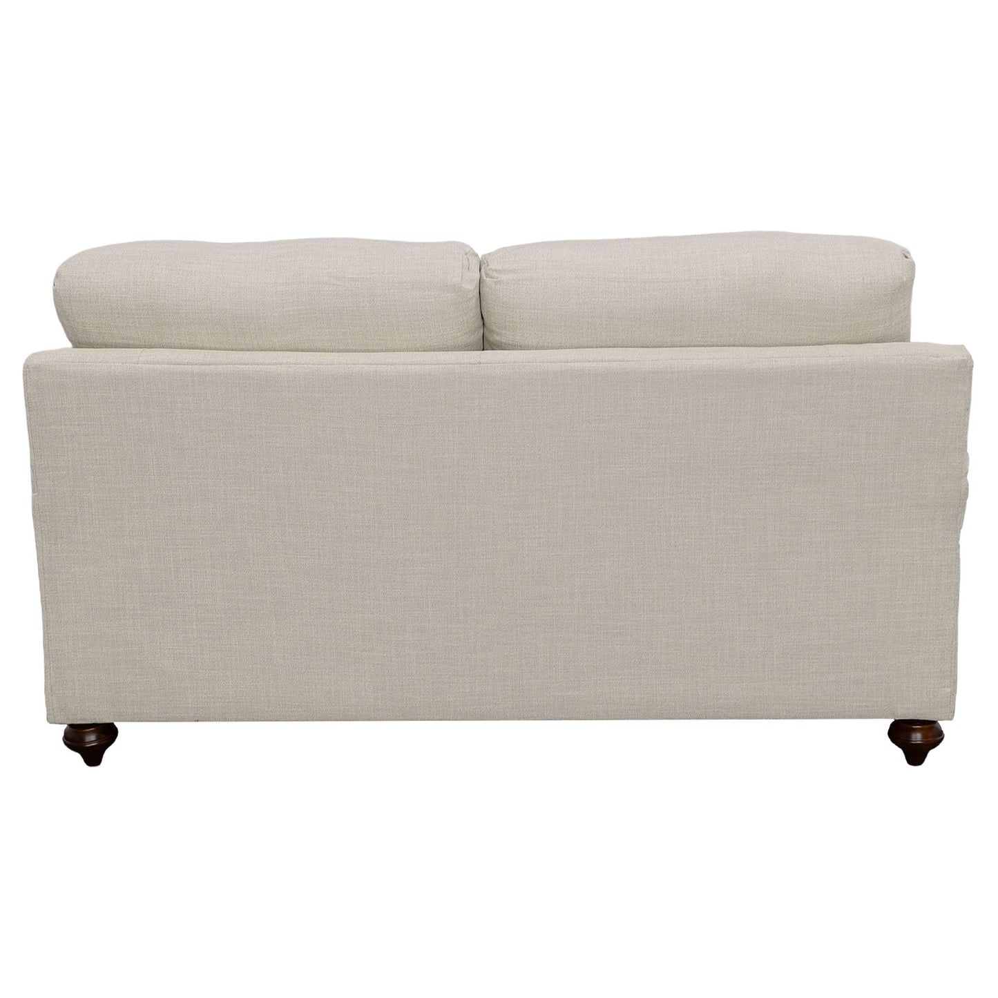 Brewster - Upholstered Loveseat With English Arms - Light Gray