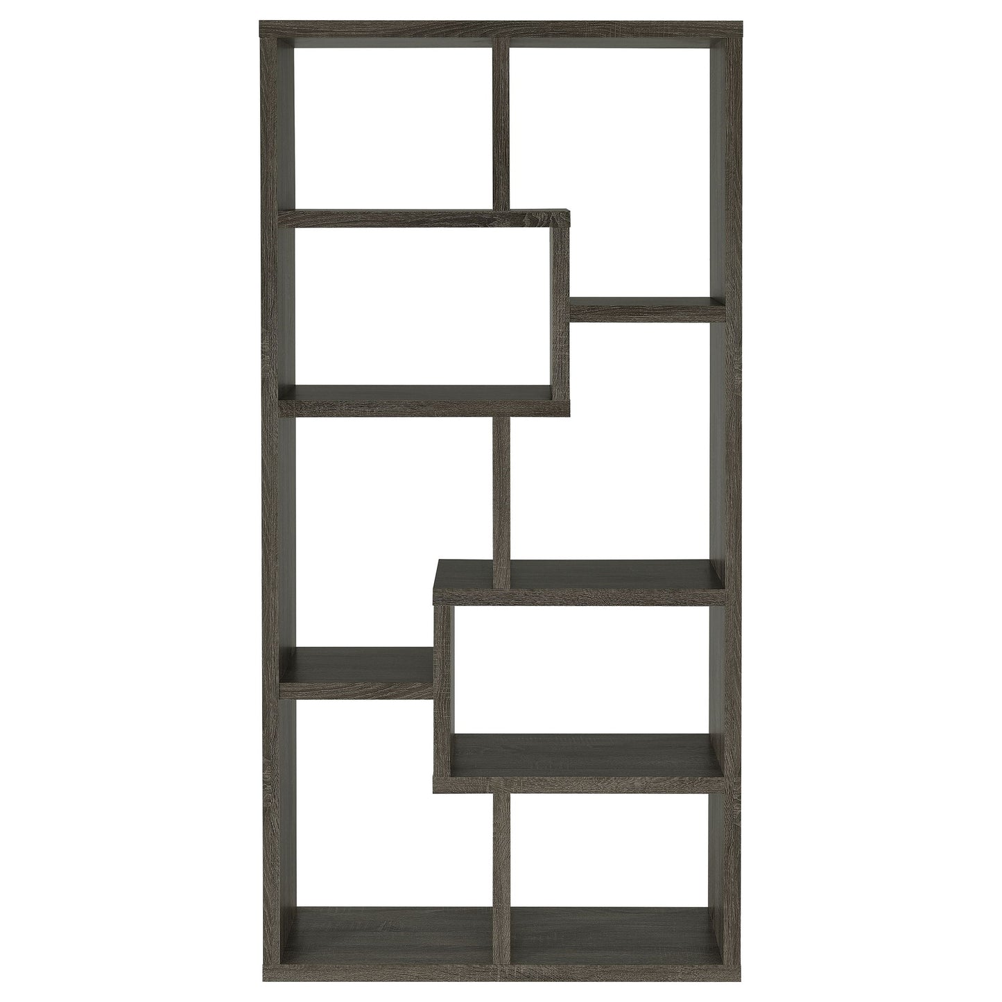 8 Shelf Geometric Bookcase